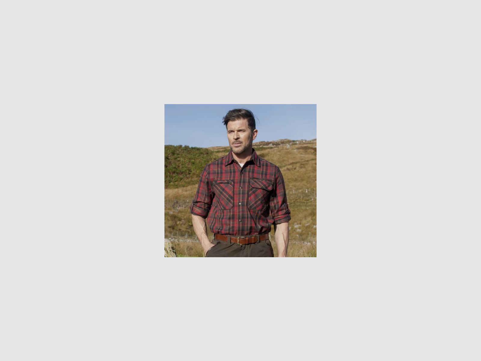 SHOOTERKING Greenland Shirt Langarm Hemd Rot