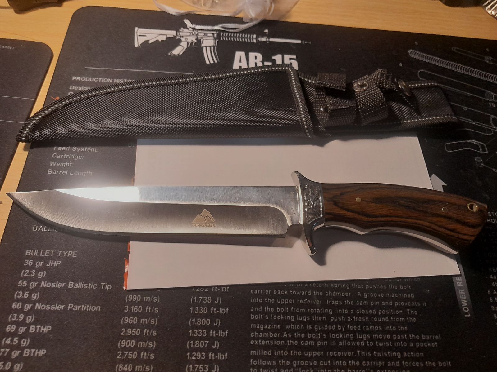 Hunting knife, knife, ger saber