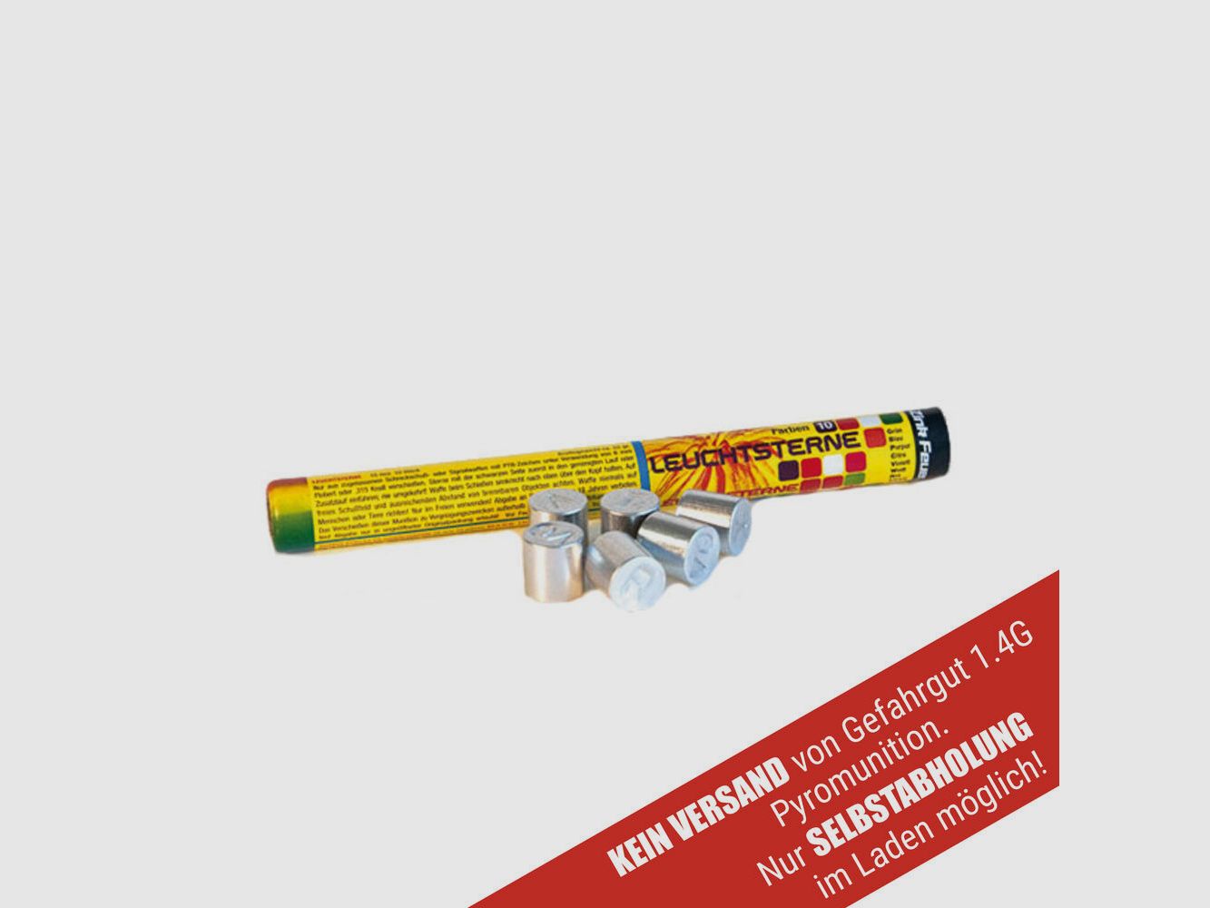 Zink Zink Signalsterne 10 Farbig 15mm