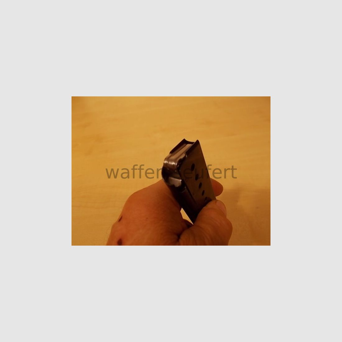 Walther P38 approx. 1970 magazine 8 cartridges orig. stamped