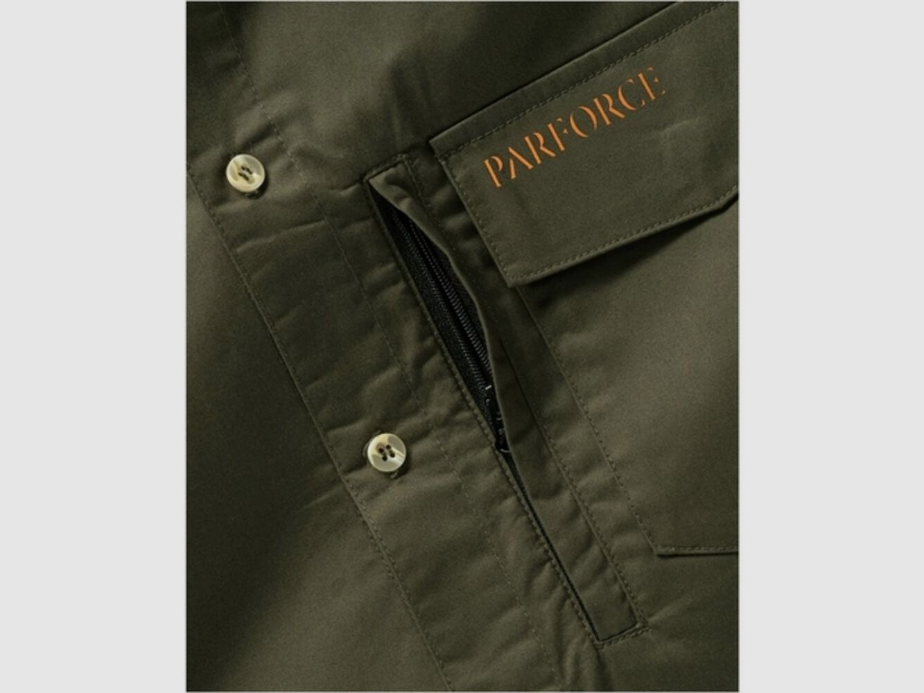 Parforce Active Jagdhemd Anti-Zecke Oliv XL, Bild 4 von 4