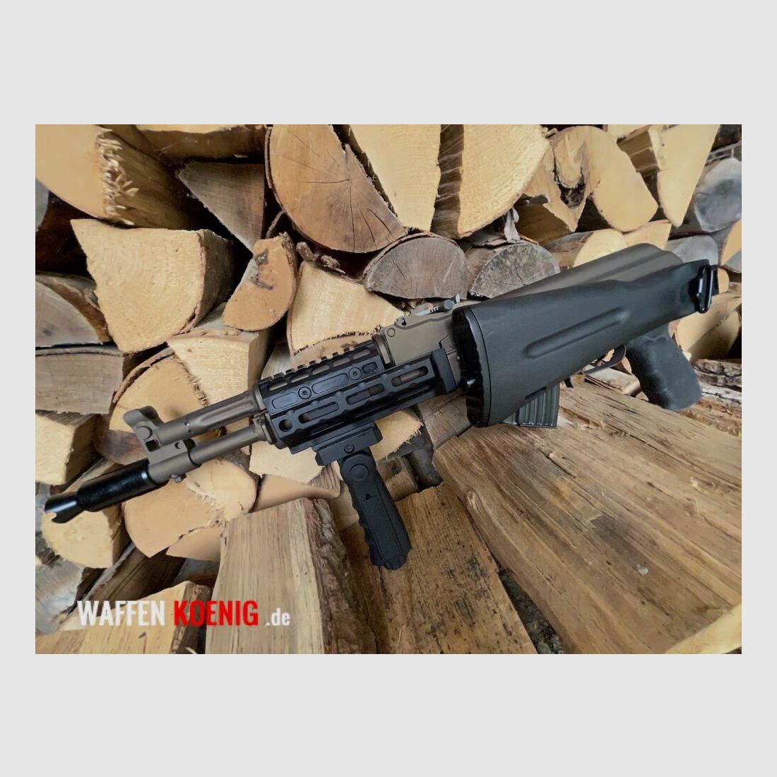 Izhmash SAIGA MKK 104 CAL. 7,62X39MM IN MIDNIGHT BRONZE INCL. ANBAUTEILE