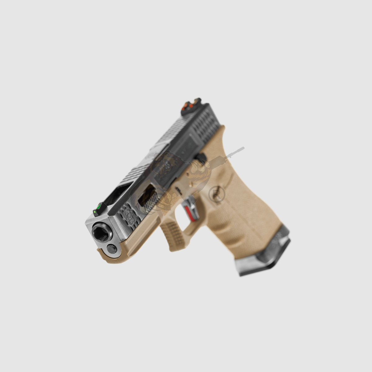 WE Custom 17 Wersja Metalowa Dual Tone Desert GBB -F-, zdjęcie 7 z 9