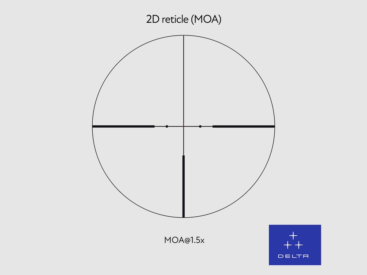 Delta Optical Titanium HD 1.5-9×45 2D