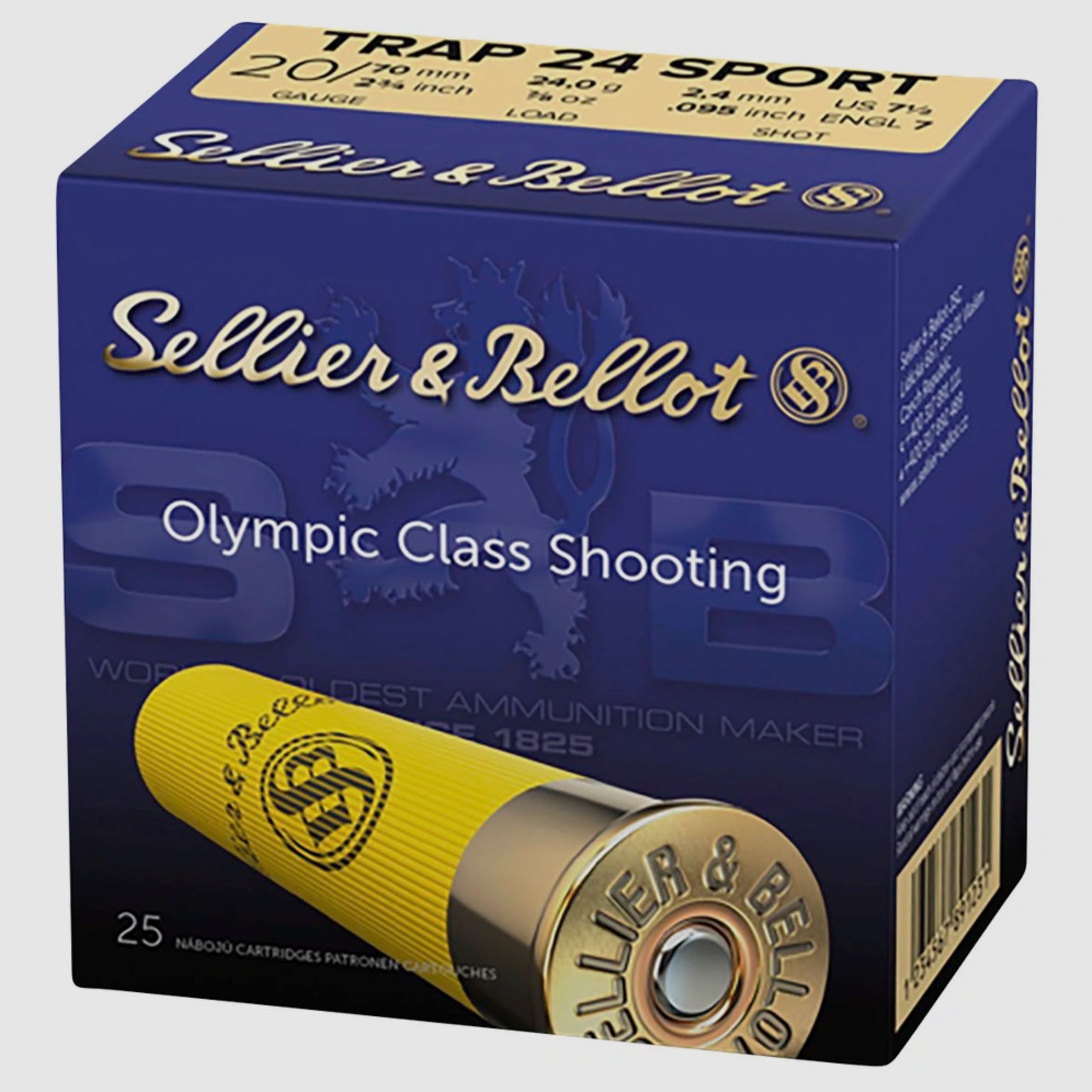 Sellier & Bellot 100423 20/70 Plastic Sport Trap 2.4mm 24 g