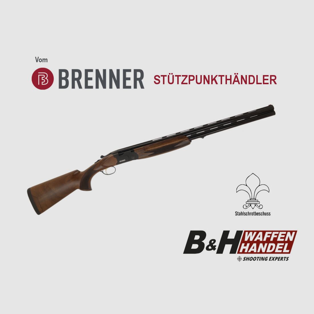 Brenner BF18 Black LL71cm over-under shotgun