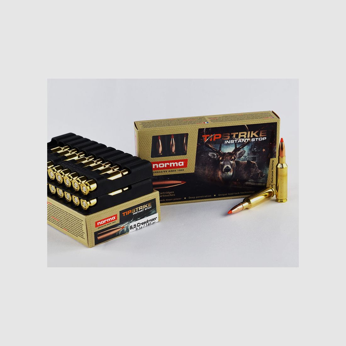 NORMA Tipstrike 6,5 Creedmoor, 140 grs 1 paquete (20 disparos a 3,995 €*)