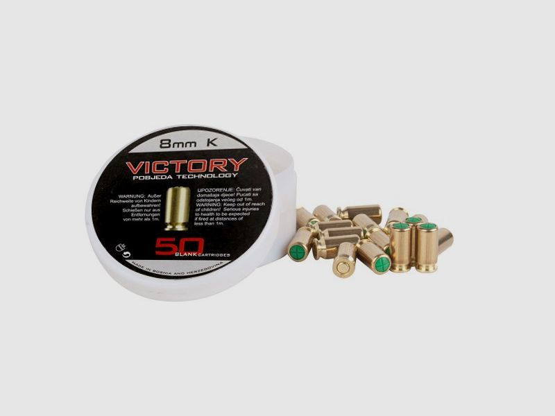 Victory Platzpatronen 8 mm P.A.K 50 Stück