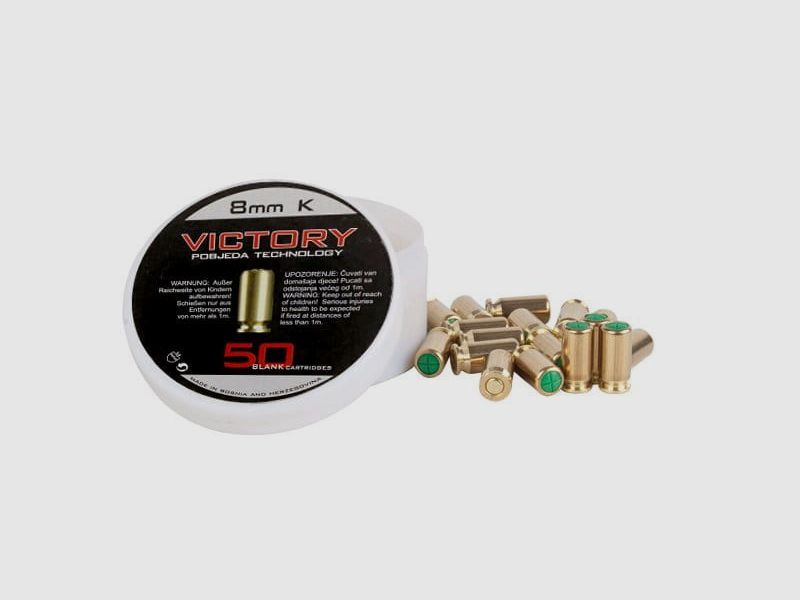 Victory Platzpatronen 8 mm P.A.K 50 Stück