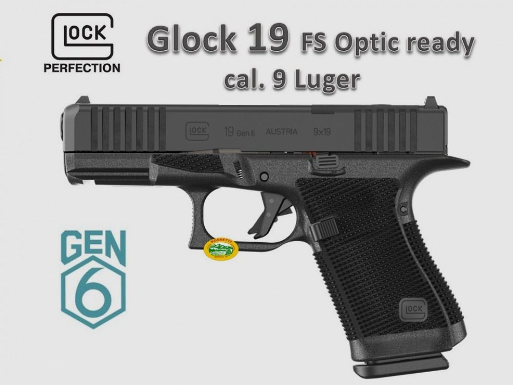 GLOCK 19 gen6 FS OR cal.9x19
