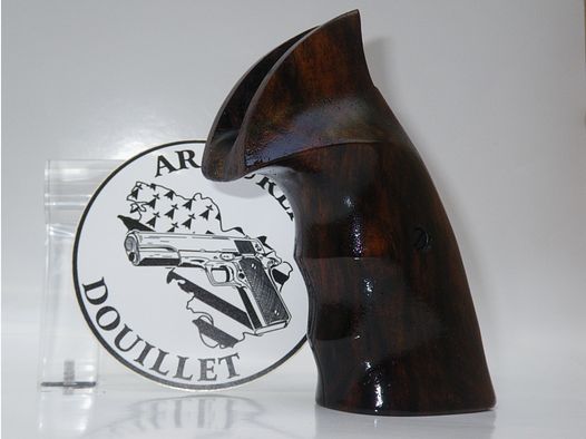 Plaquettes bois Luxe lisse pour revolver S&W carcasse K/L Square Butt