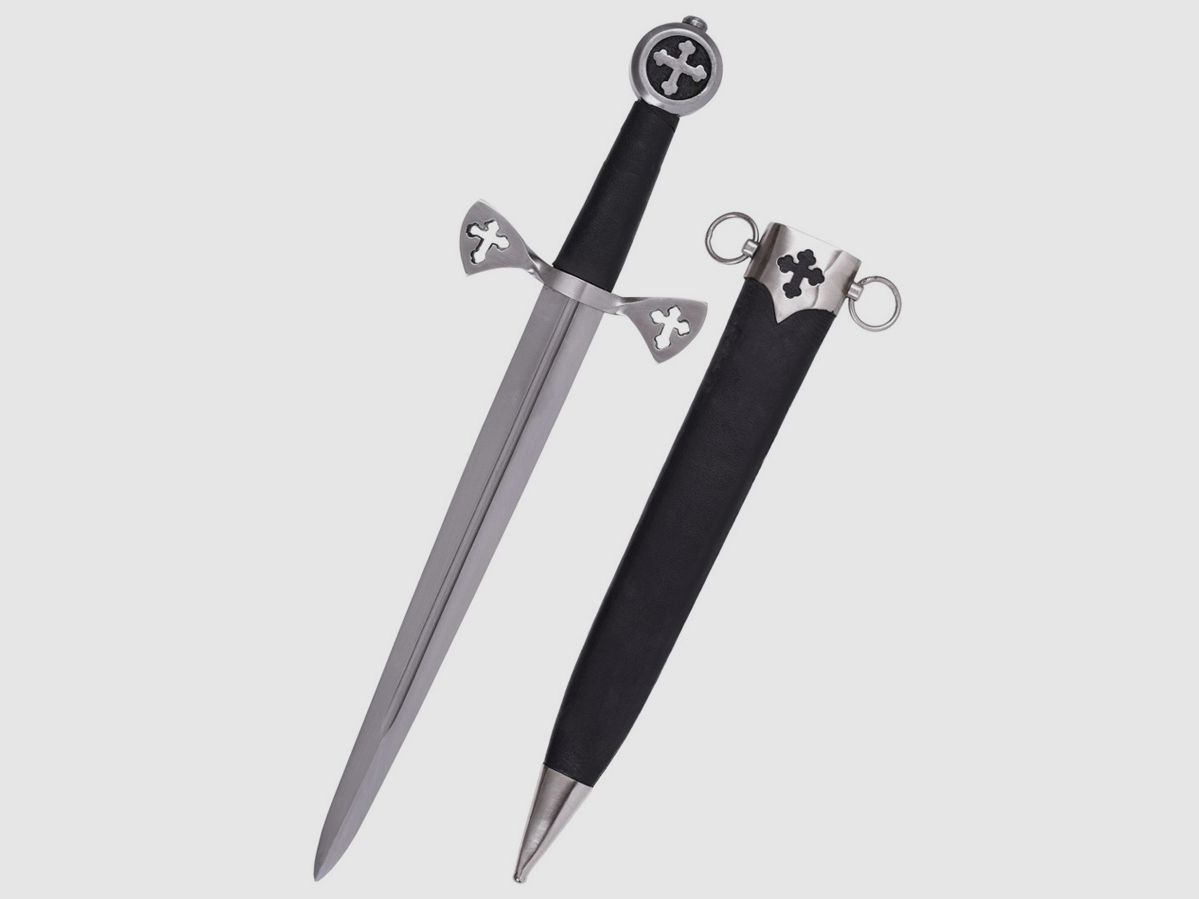 Templerdolch Molay mit Scheide