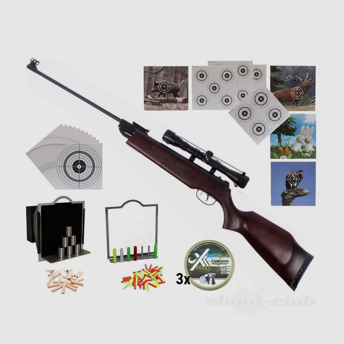 Hämmerli Hämmerli Hunter Force 750 4,5mm Diabolo Super-Target Set