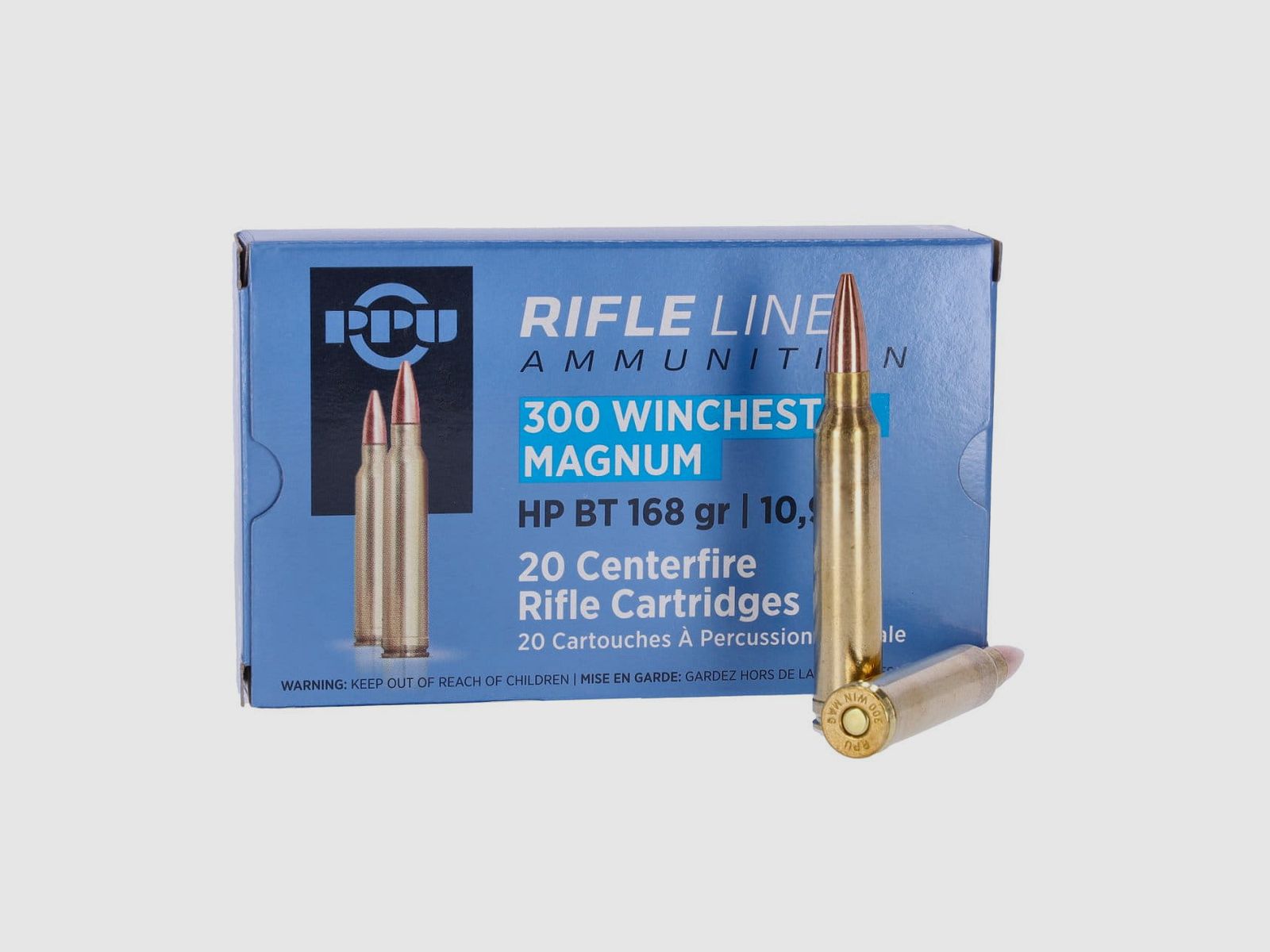 PRVI/PPU .300 Win. Mag. HPBT 168 gr. - 20 Stk.