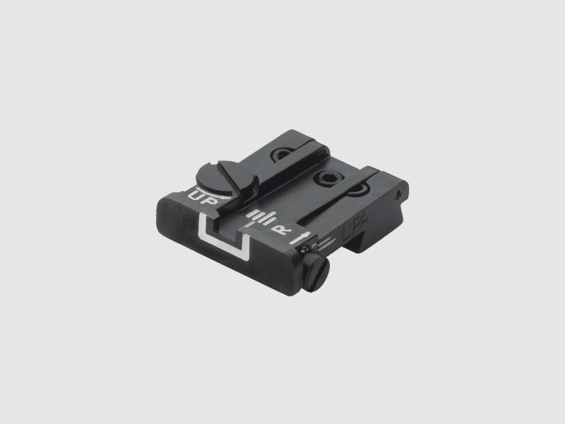 LPA Mikrometer-Visier TPU für CZ 75 (alte Ausf.) White Outline ohne Korn