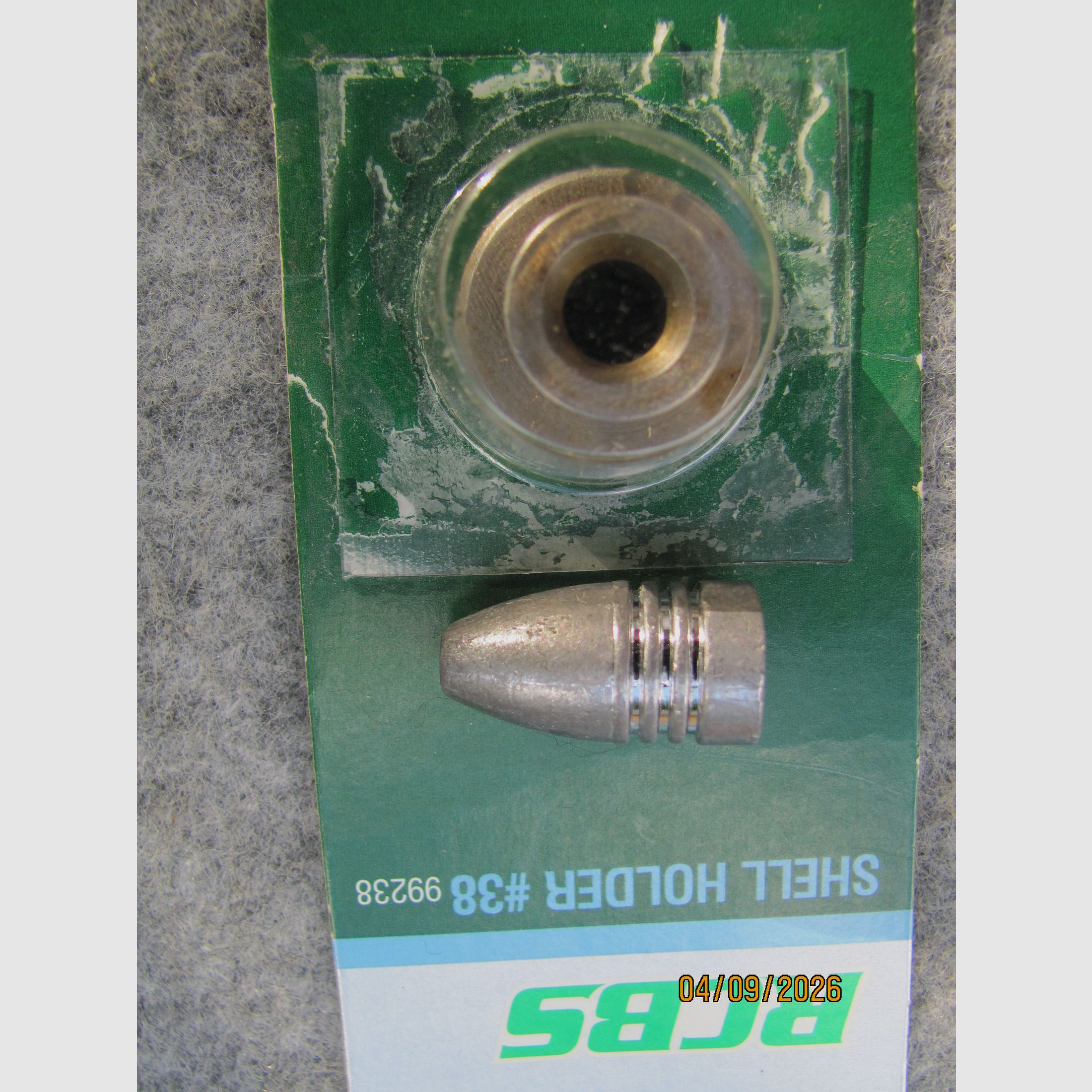 100 proiettili .455 Webley con relativo portacasse RCBS n. 38