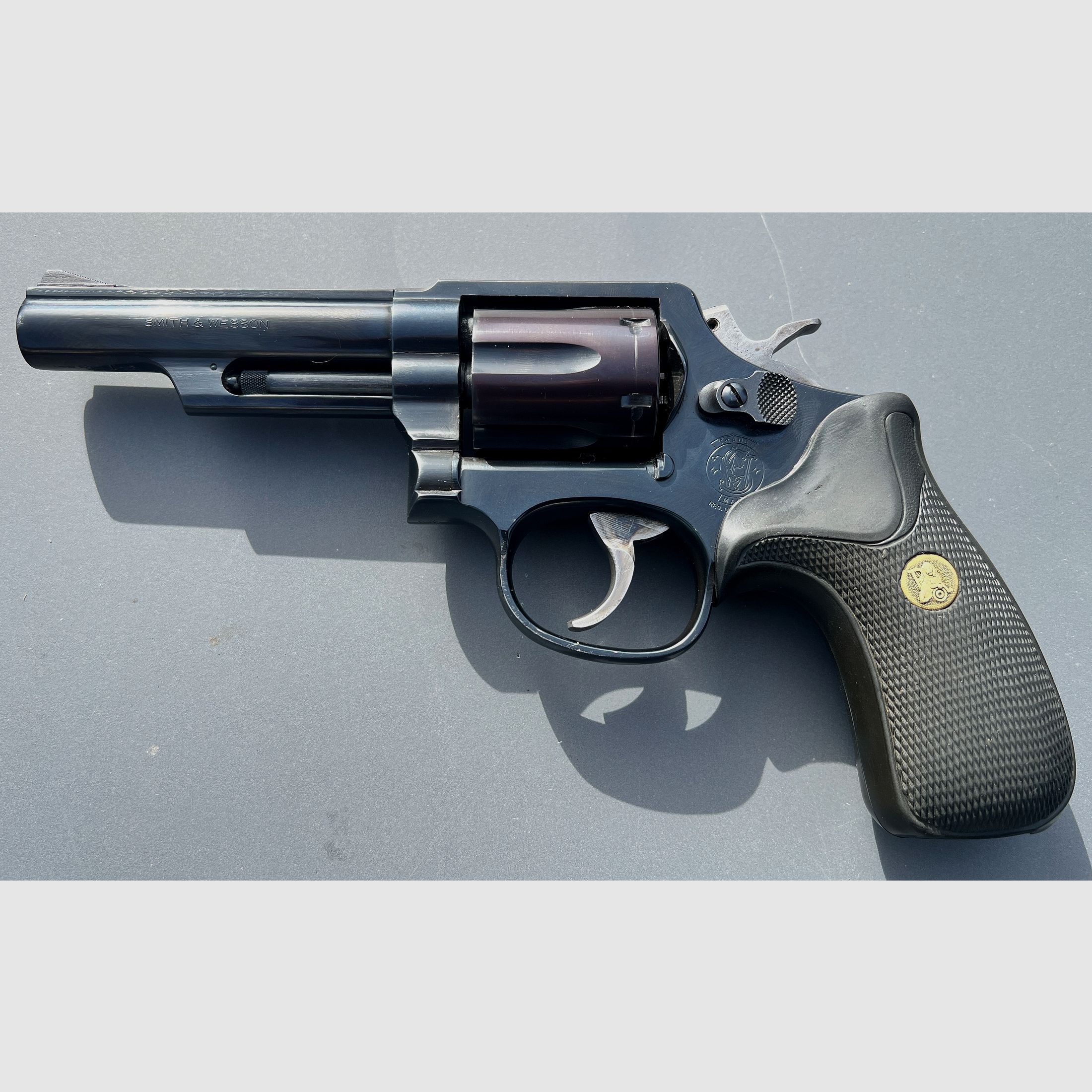 Smith & Wesson Mod. 19‑P – 4" Lauf – SONDERMODELL inkl. Merkle Tuning – Originalbox & Papiere – Sammlerstück (kein schwerfälliger S&W 686, Colt, Taurus, Ruger)