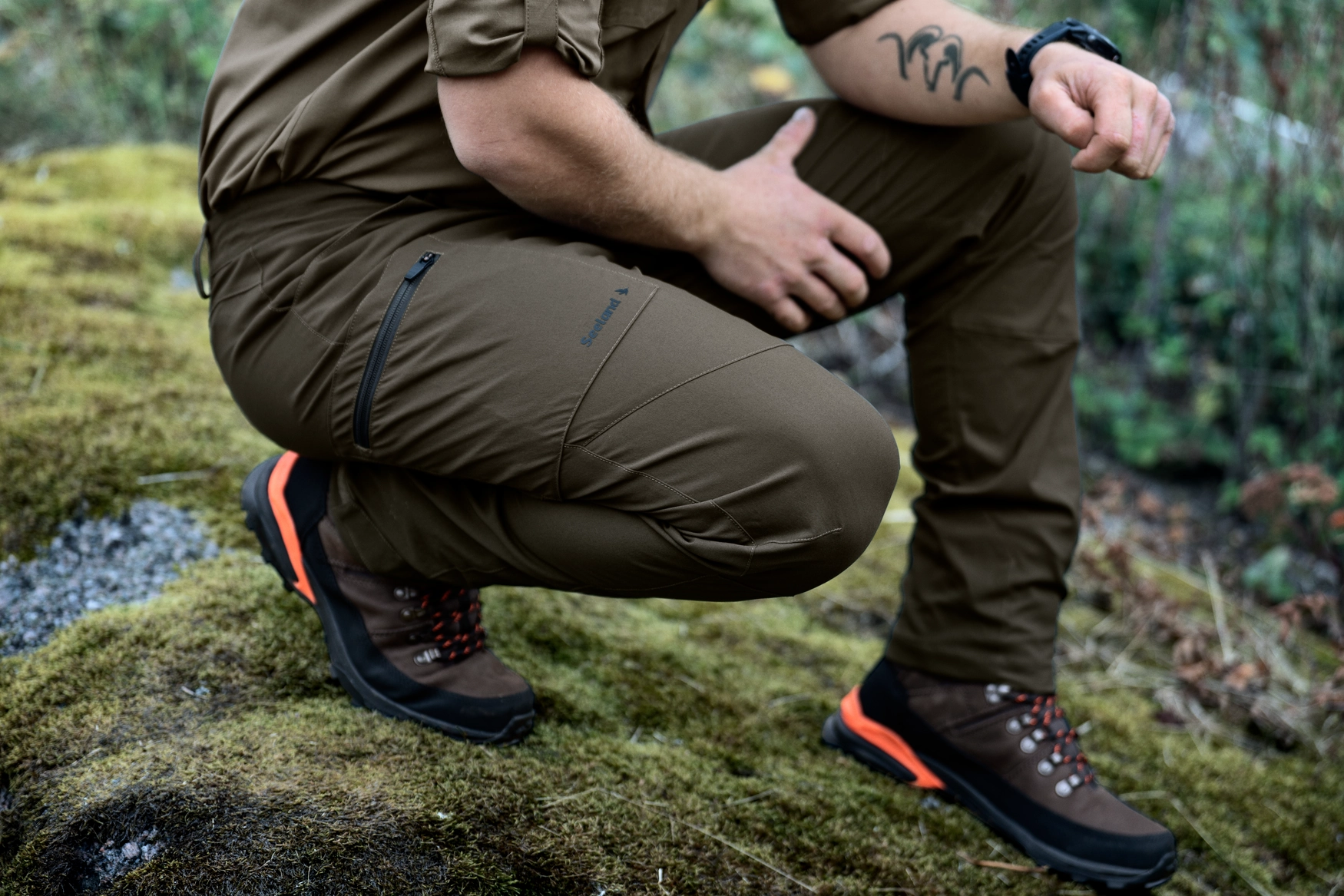 Seeland Ash Outdoor Trousers – Light Pine/Pine Green, image 6 of 7