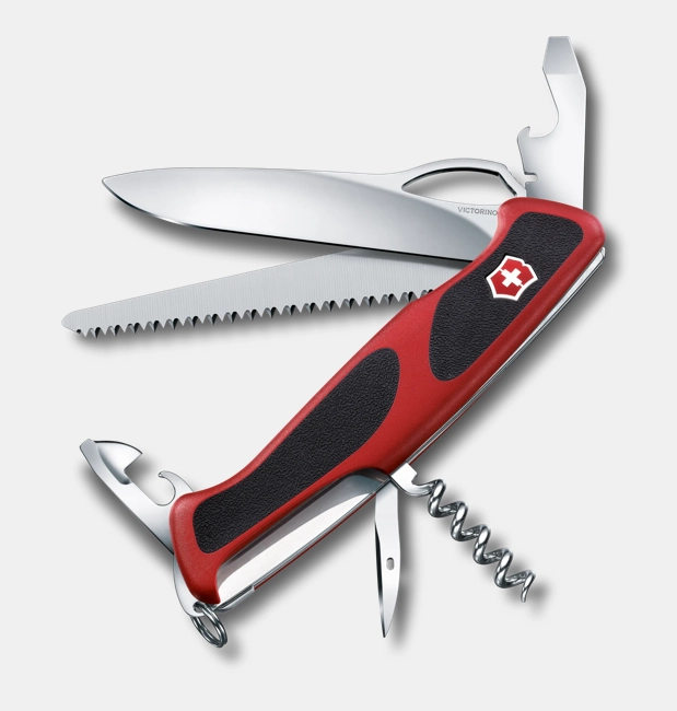 Ranger 79M Grip, 130mm, rosso/nero