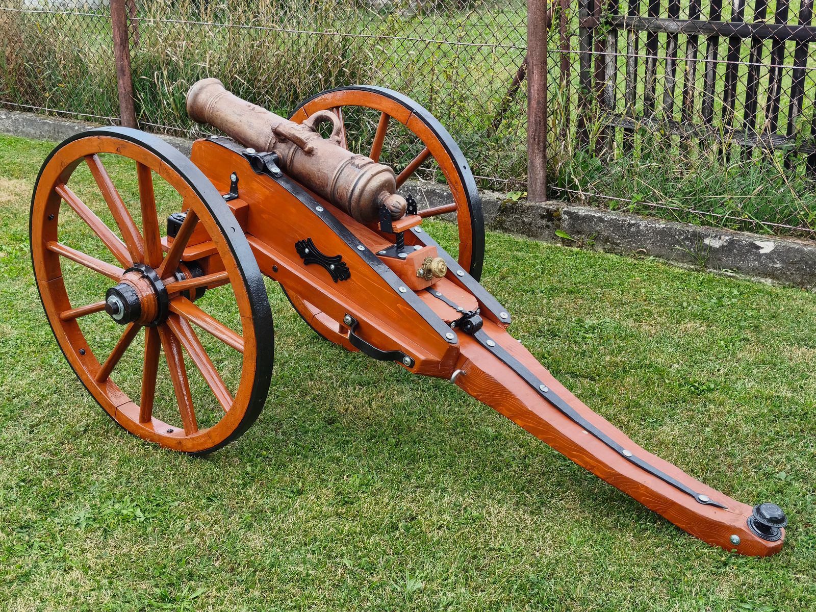 cannon Napoleonic style made of cast Free delivery