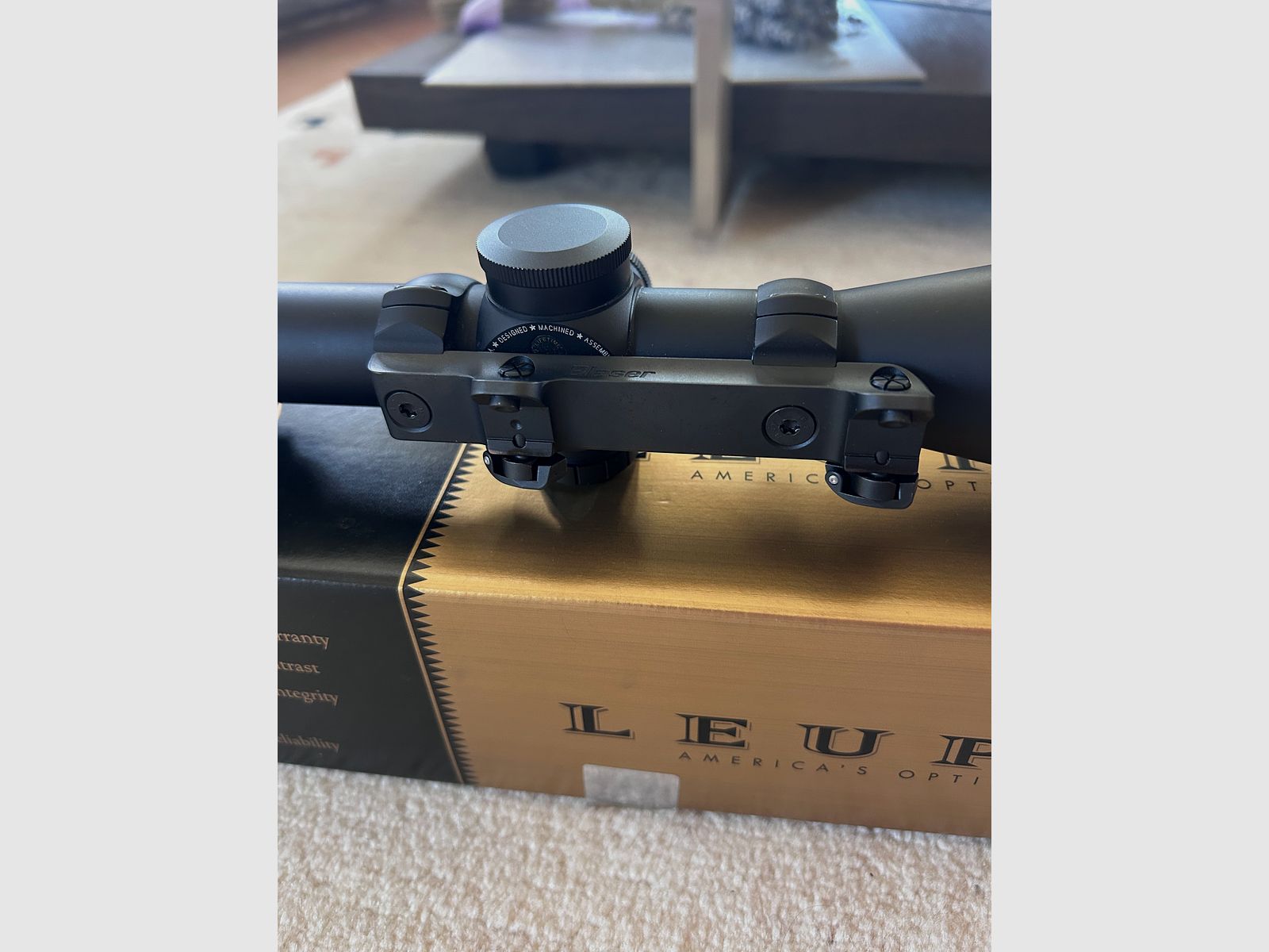 Leupold VX6 2-12x42mm Iluminado Alemán #4 Punto incluyendo BLASER Sattermontage