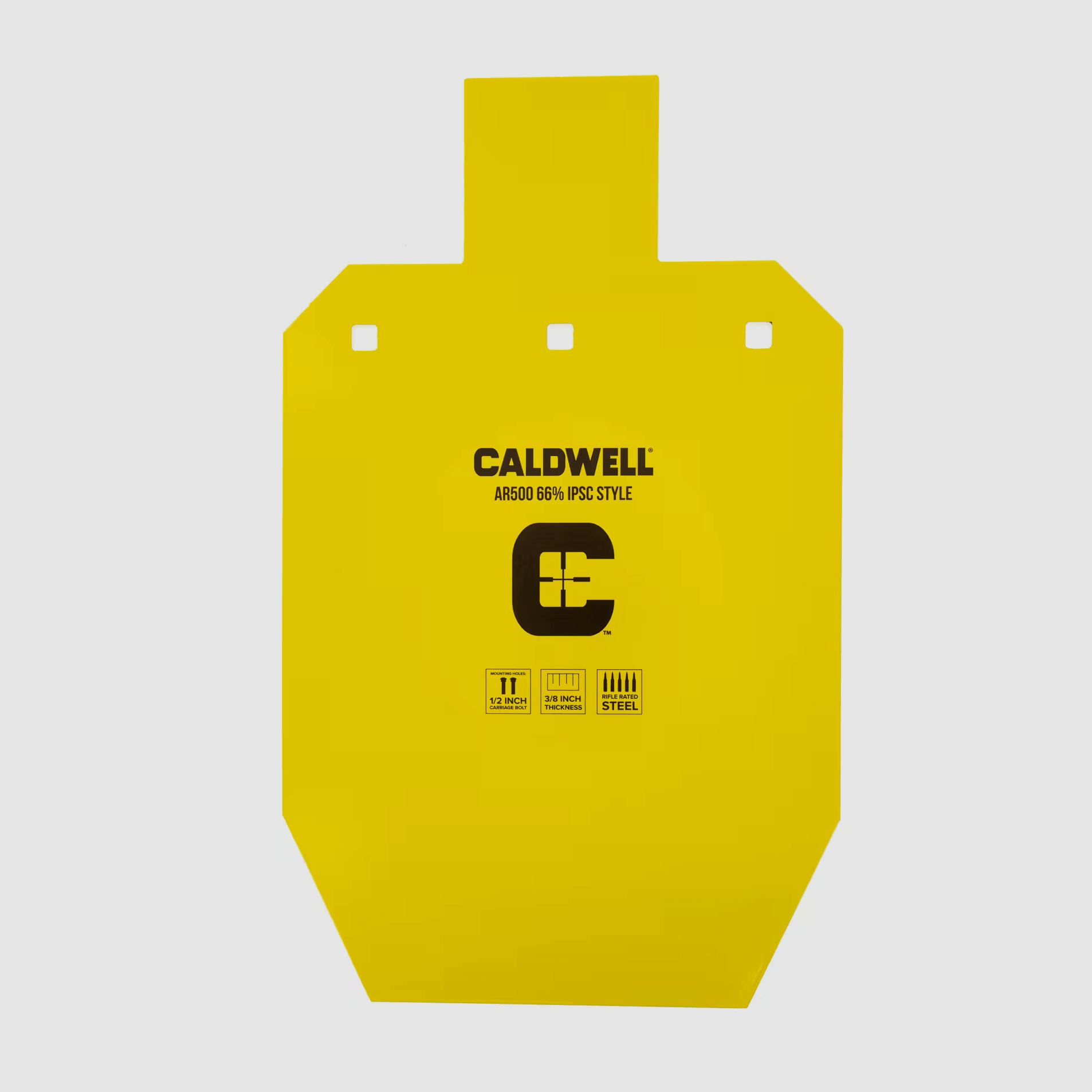 Caldwell AR500 IPSC Steel Targets - 66%