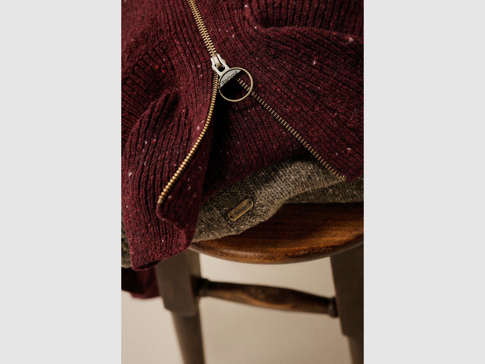 Barbour Pullover Lavensdale rojo HW25