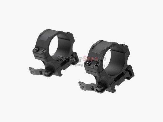 Leapers Accu-Sync QR 30mm Low Profile Rings Black