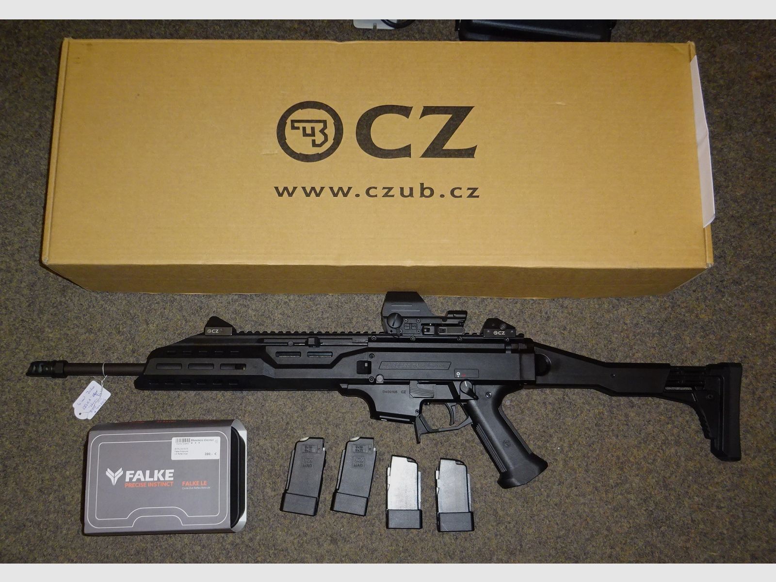 CZ "Scorpion EVO3" S1 carabina semiautomatica 9mmPara. Come nuova