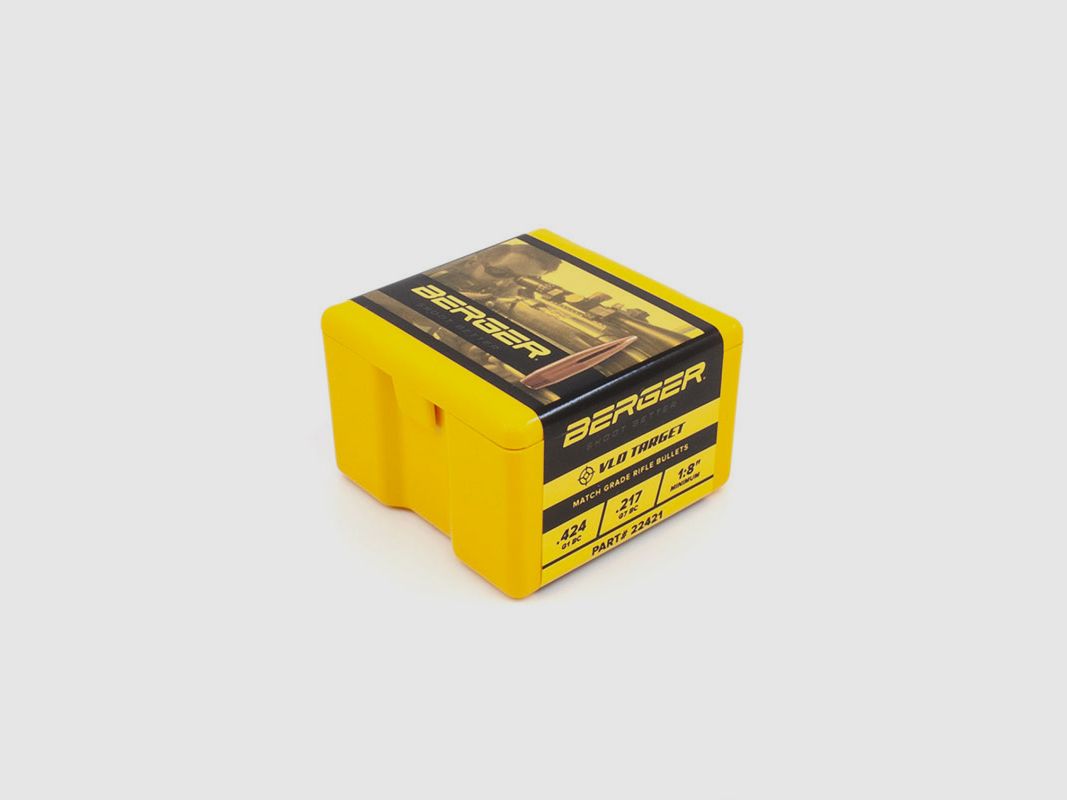 BERGER BULLETS – VLD TARGET 22 KAL .224″ DIA | 75GR | 100SZT, zdjęcie 1 z 2