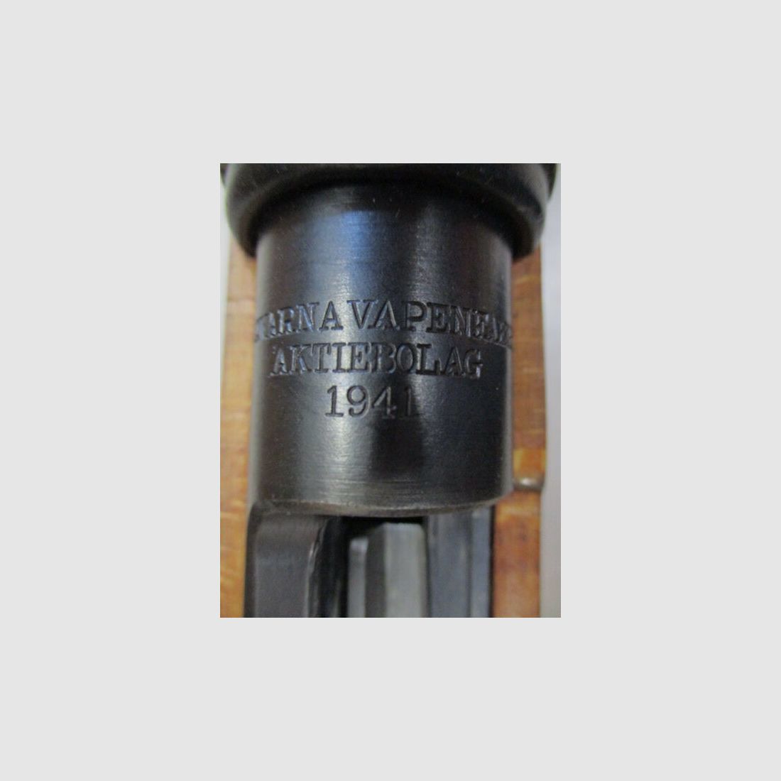 Einzelladerbüchse Husqvarna M38 1941 nrgl. mit hellem Buchenschaft M38