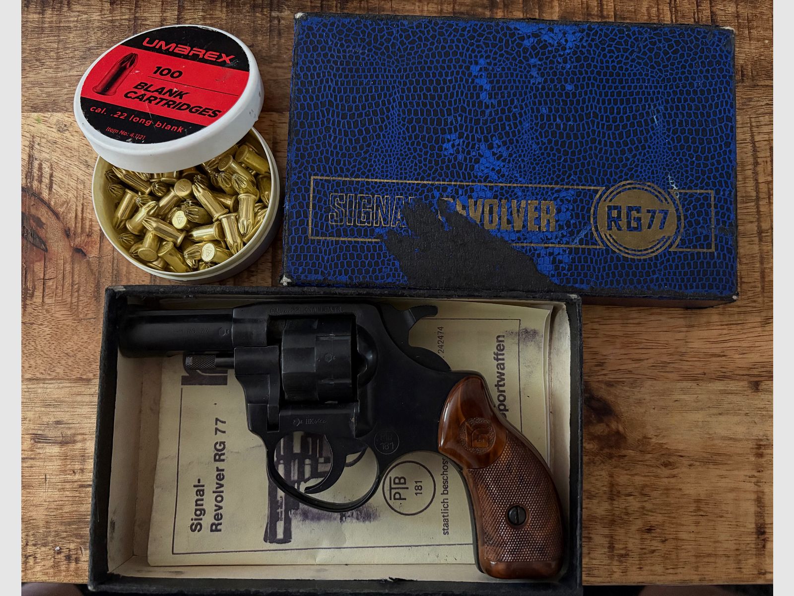 Röhm RG77 .22 Knall mit Munition 