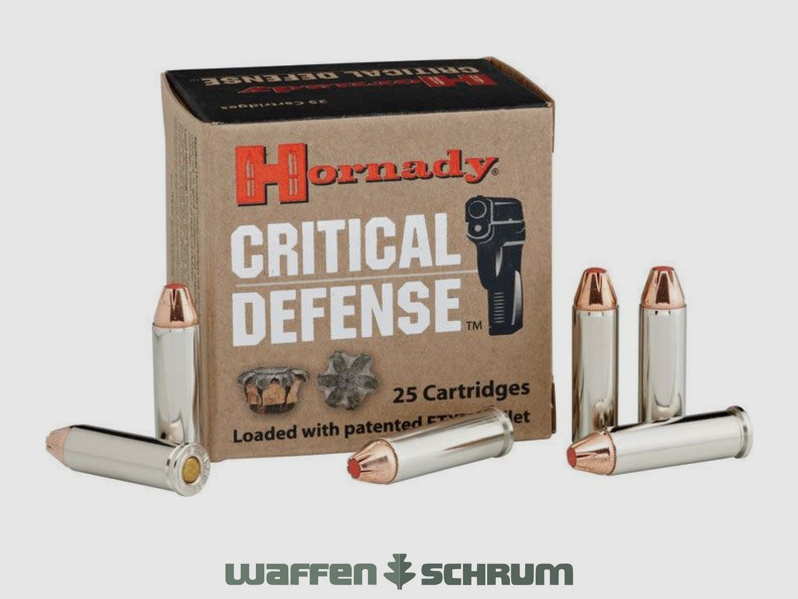 Hornady Critical Defense 12,0g - 185gr .45Colt