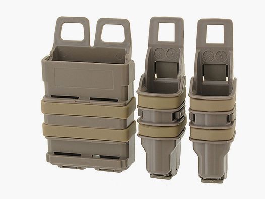 Set of polymer pouches for magazines - Dark Earth [FMA]