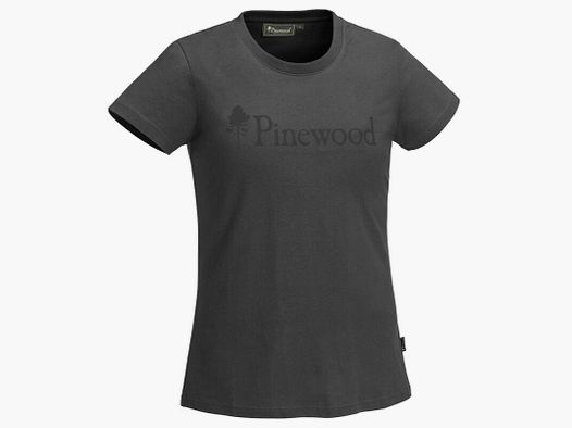 Pinewood Damen T-Shirt Outdoor Life Dunkel Anthrazit