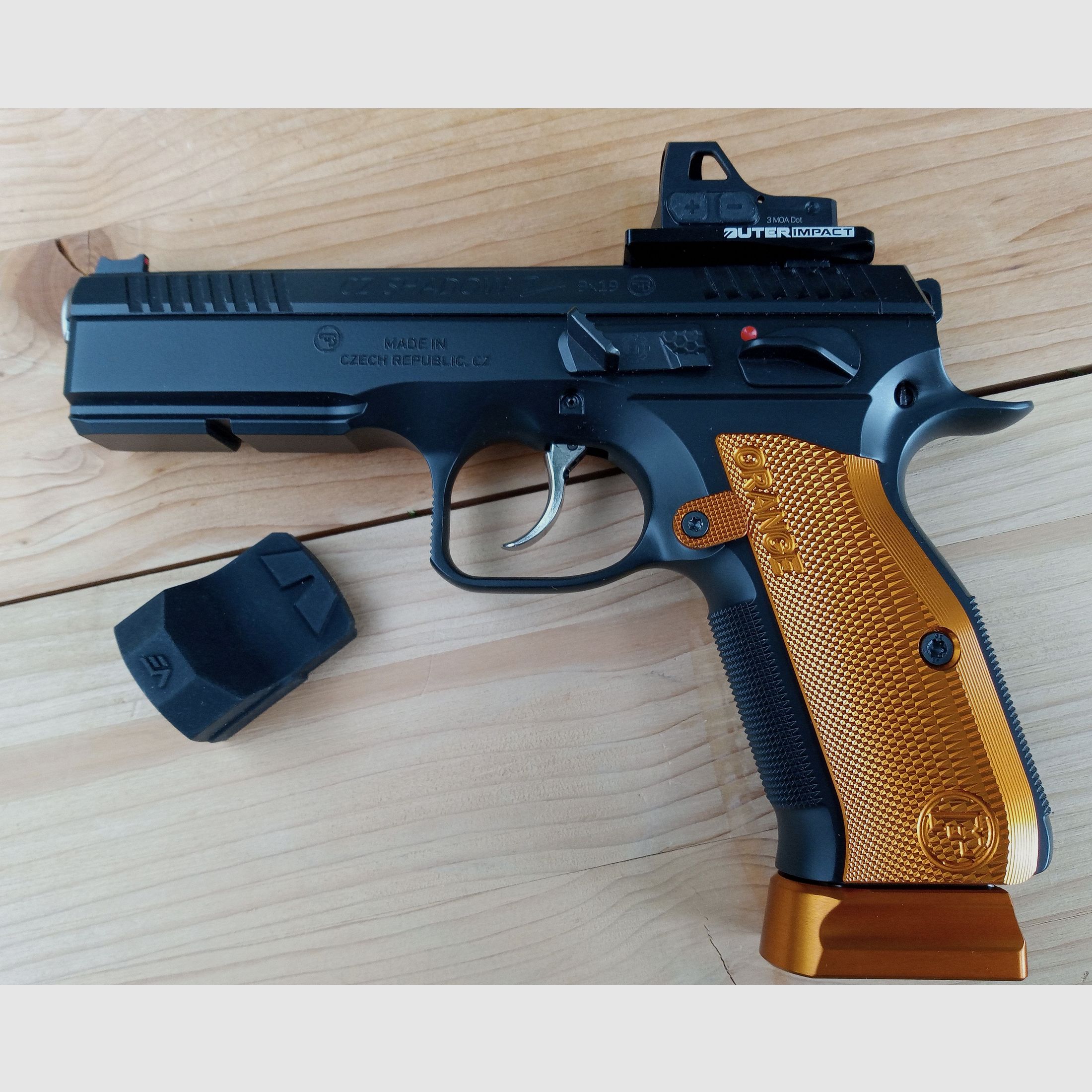 CZ Shadow 2 orange Red Dot 3MOA - absolut neuwertig °°°°°°°°°°°°°°°°°°°°°°°