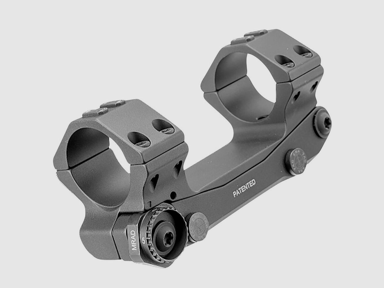 ERATAC Blockmontage Ø 30 mm mit einstellbarer Vorneigung 0-20 MIL / mrad Bauhöhe 25,0