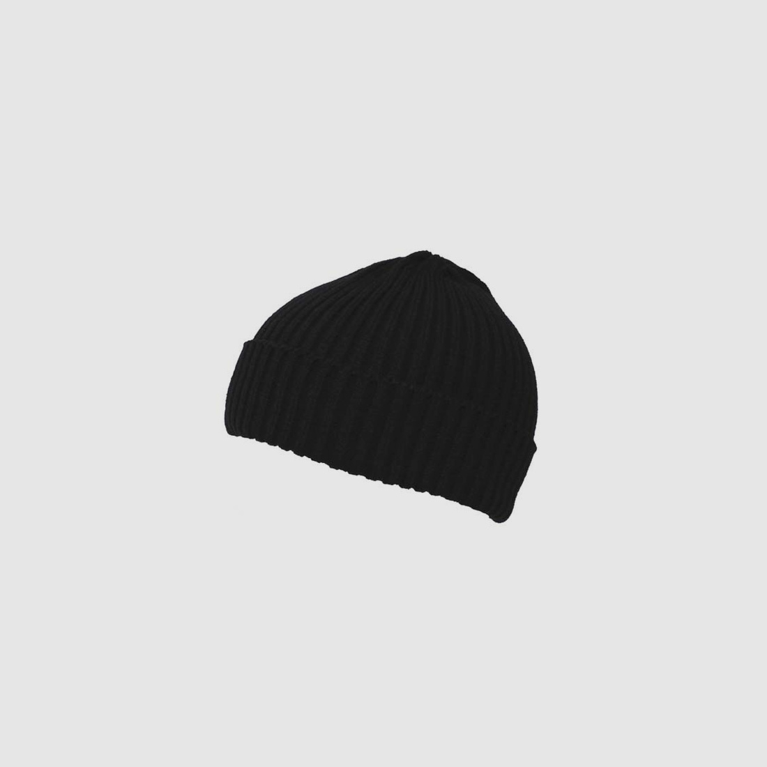 Berretto, acrilico, nero, lavorato a maglia fine, corto