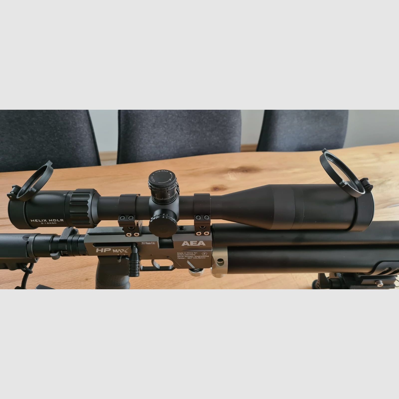 AEA HPMax MK1 9mm (.357) F-Version | HUGE premium complete set incl. Element Optics, compressor, FX Chrony and much more