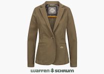 Blaser Jacke Marie Denim Stretch Dunkel Oliv