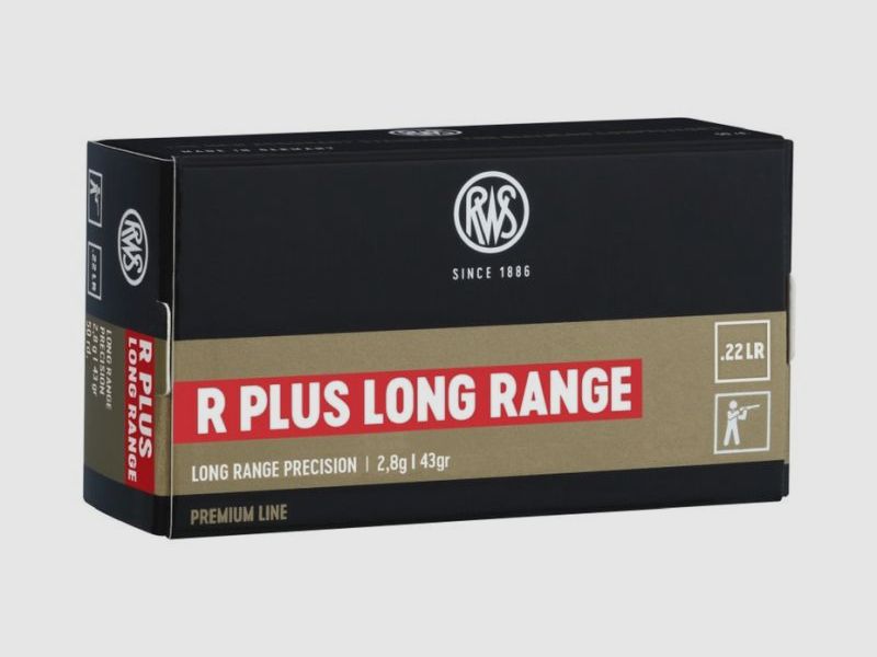 RWS .22 lfB R Plus Long Range - 50 Patronen
