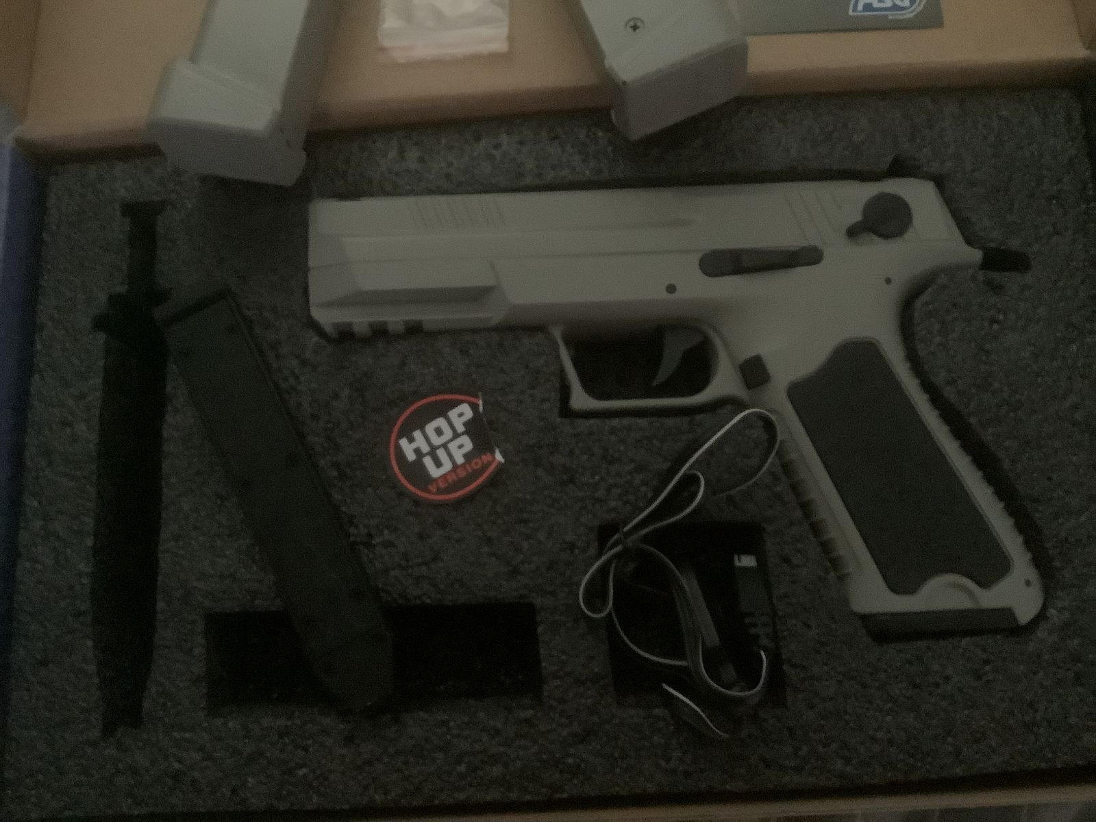 Cyma 127 Mosfed Edition 3 AEP pistol 0.5 joule in grey