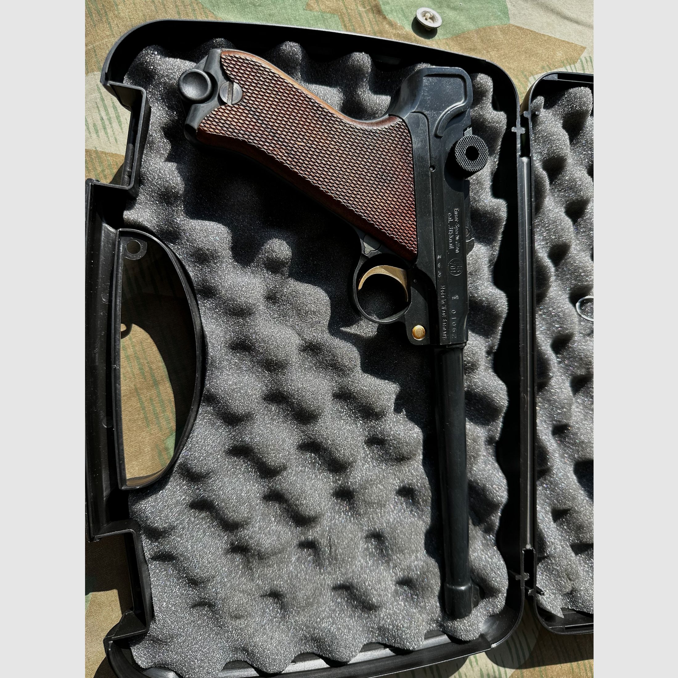 Luger 04 Marinepistole 1er Guerre mondiale 8mm coup de feu de détresse