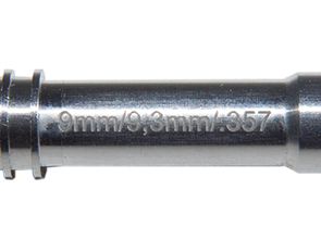 1 x BALLISTOL PATCH / JAGD Adapter Ø 9MM 9,3 .357 Aluminium speziell für Mikrofaser-Patches M5 Außen