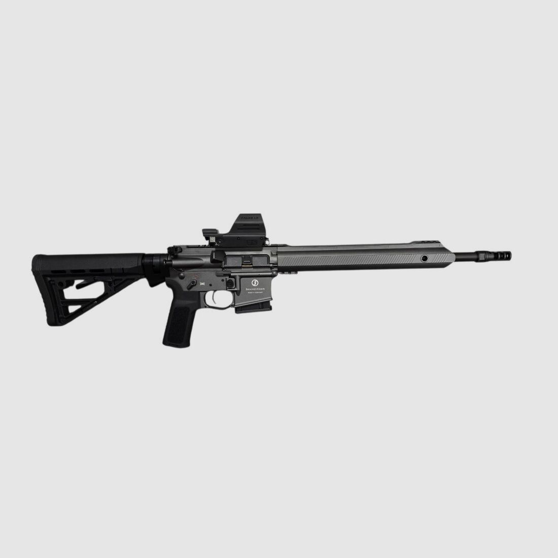 Schmeisser M4FL Sport 14,5" >GREY< AR15 semi-automatisch geweer 223Rem + Falke LE
