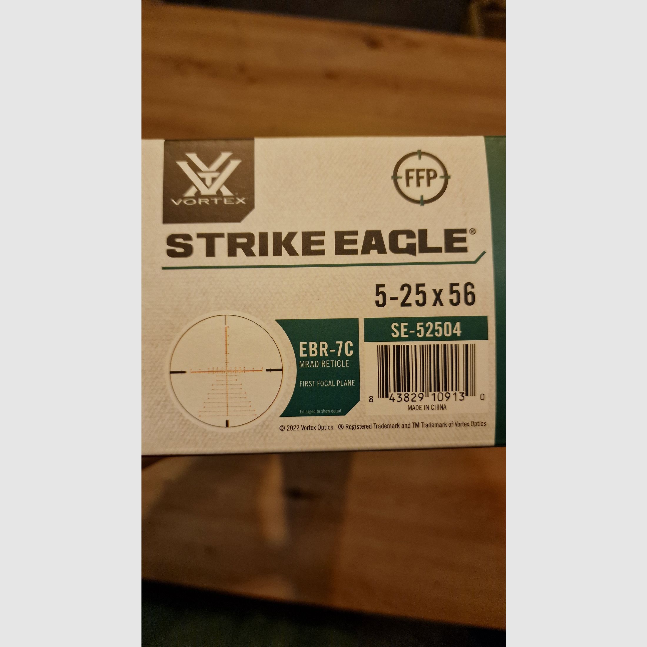 *GARANTIE* Vortex Strike Eagle 5-25x56 FFP MRAD inclusief Vortex Pro Mount