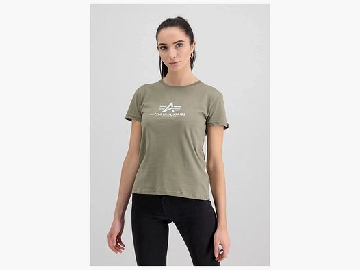 alpha industries Alpha Industries T-Shirt New Basic Frauen - Olive / XL Damen