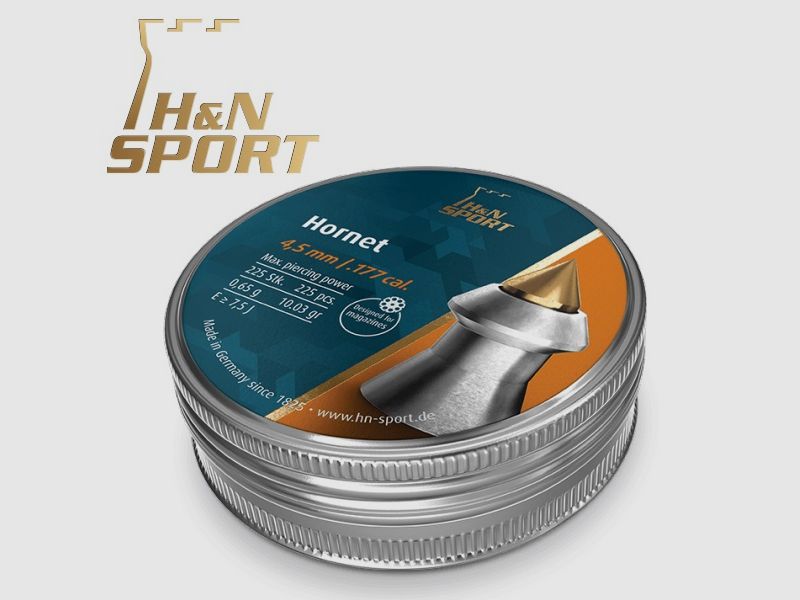 H&N Hornet Diabolos Kal. 4,50 mm. Dose 225 Stk. von 0,62 g.