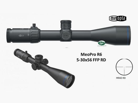 MEOPTA MeoPro R6 5-30x56 FFP RD Reticolo Mrad RD