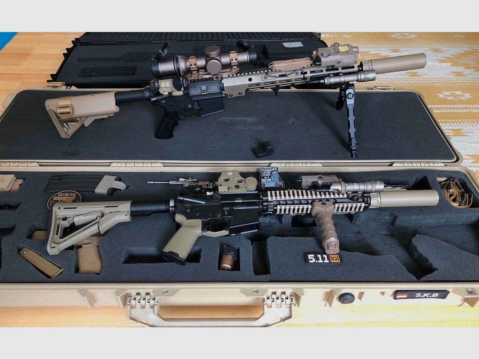 Tokyo Marui MK 18gbb und MK16 URGI AEG, Glock 19X